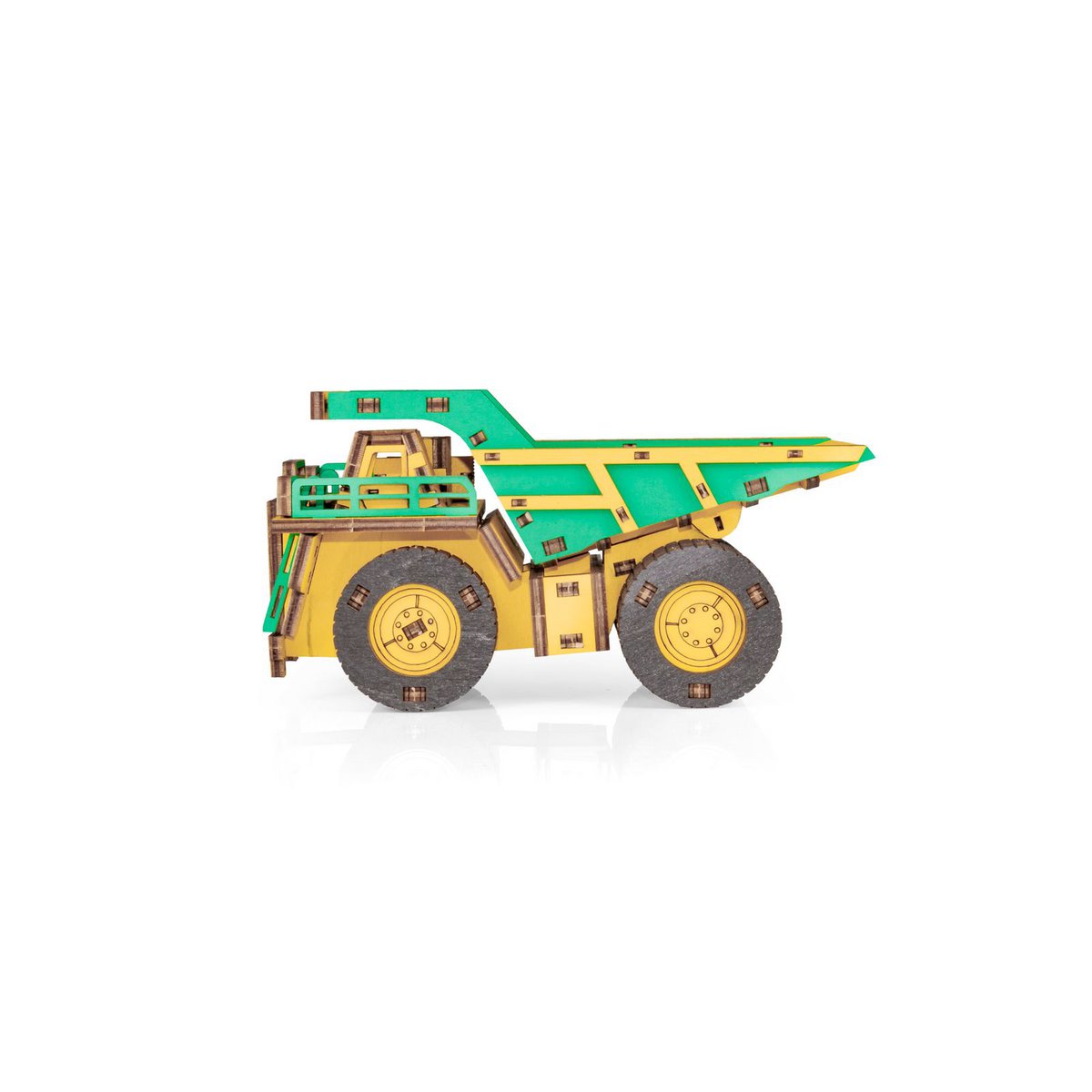 Mining Dump Truck Belaz-7513E houten 3D puzzel, 17 × 9 × 10 cm