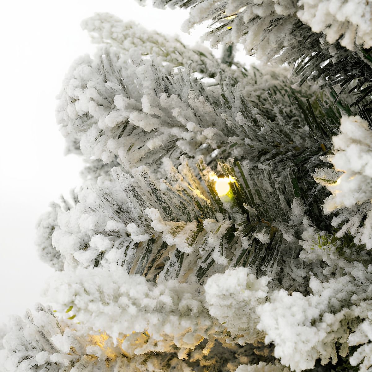 Grimshaw besneeuwde kunstkerstboom met LED, 90 cm, Ø 61 cm