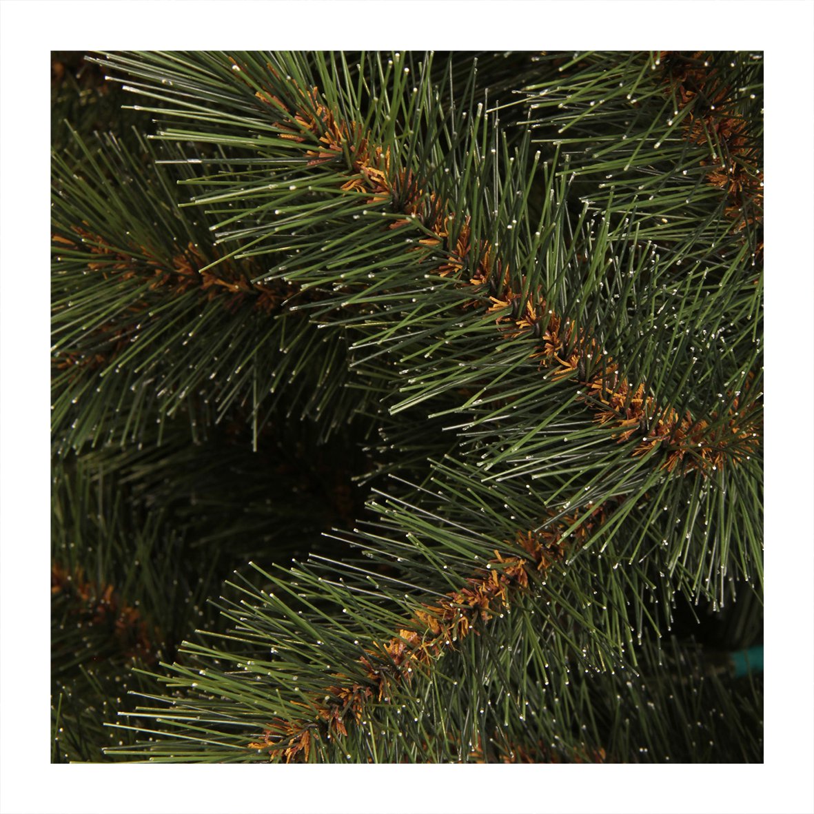 Tulsa kunstkerstboom, groen met witte toppen, 155 cm Ø94 cm