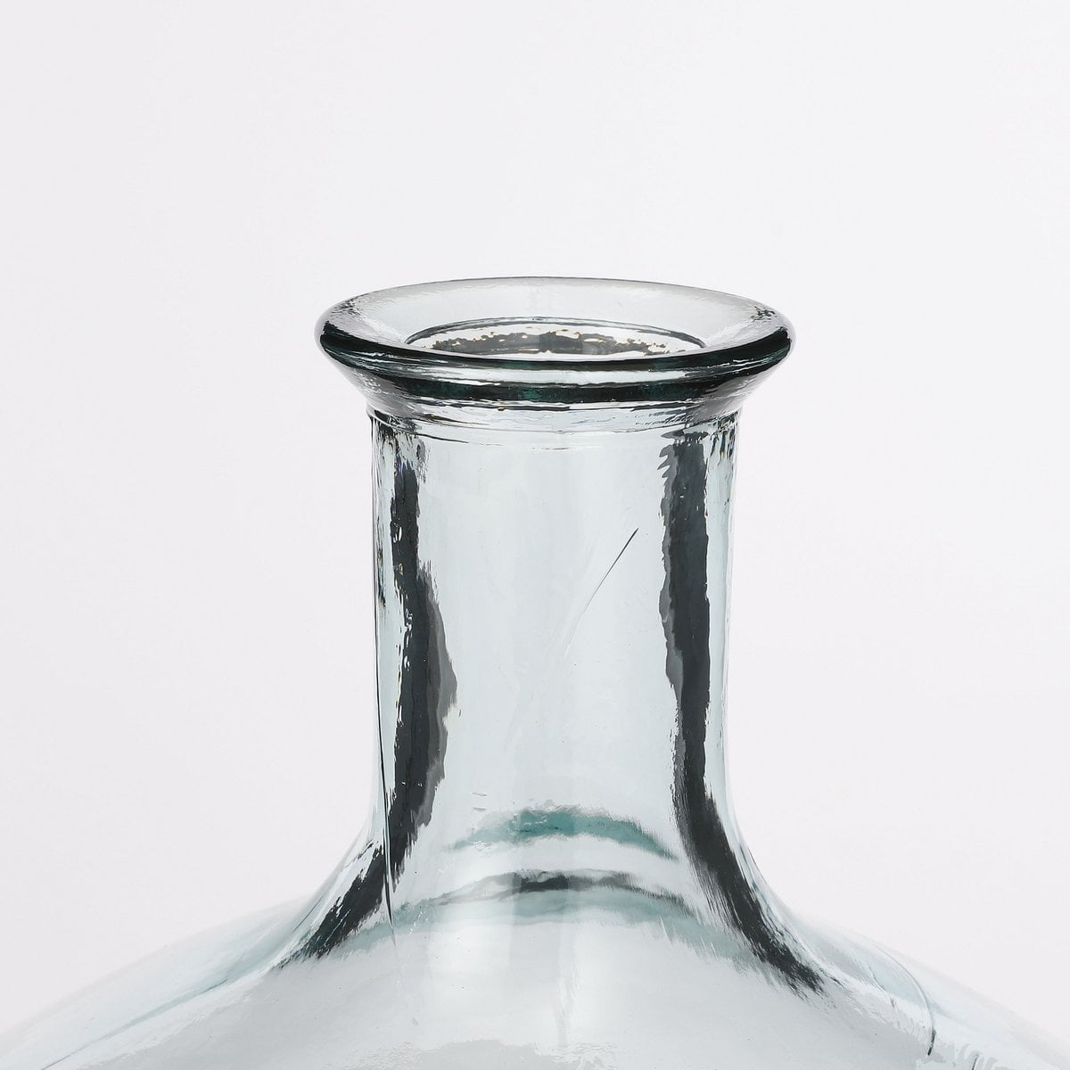Mica Decorations Kyara Flesvaas – Gerecycled Glas Transparant (H46 x Ø38 cm)