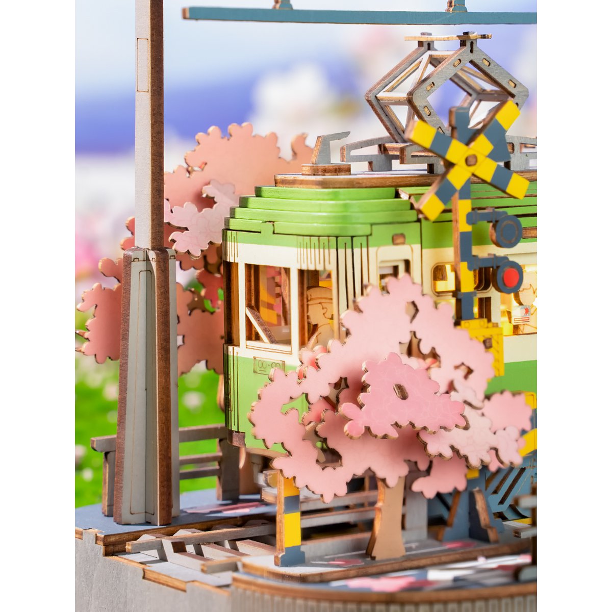 DIY 3D houten model Sakura Journey 23,2 x 14 x 16,7 cm