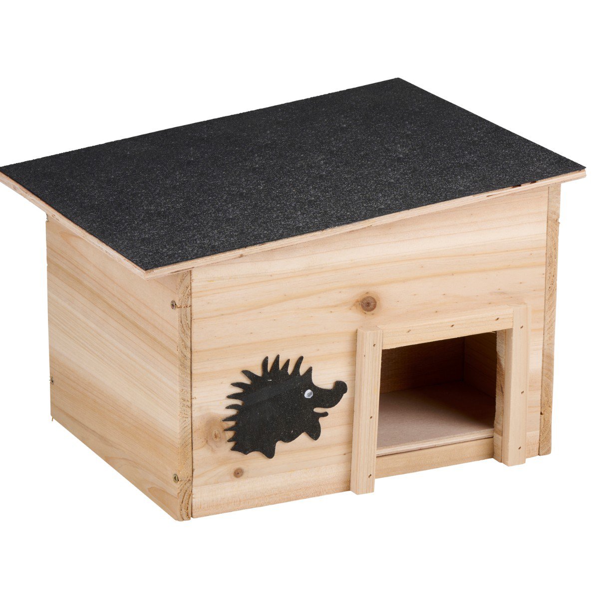 Egelhuisje van hout, FSC, 32 × 20 × 26 cm