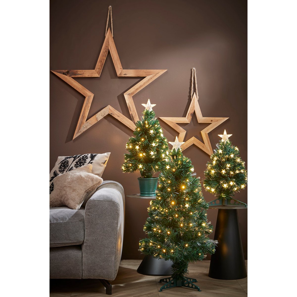 Mercury kunstkerstboom met verlichting, 45 cm, Ø 25 cm