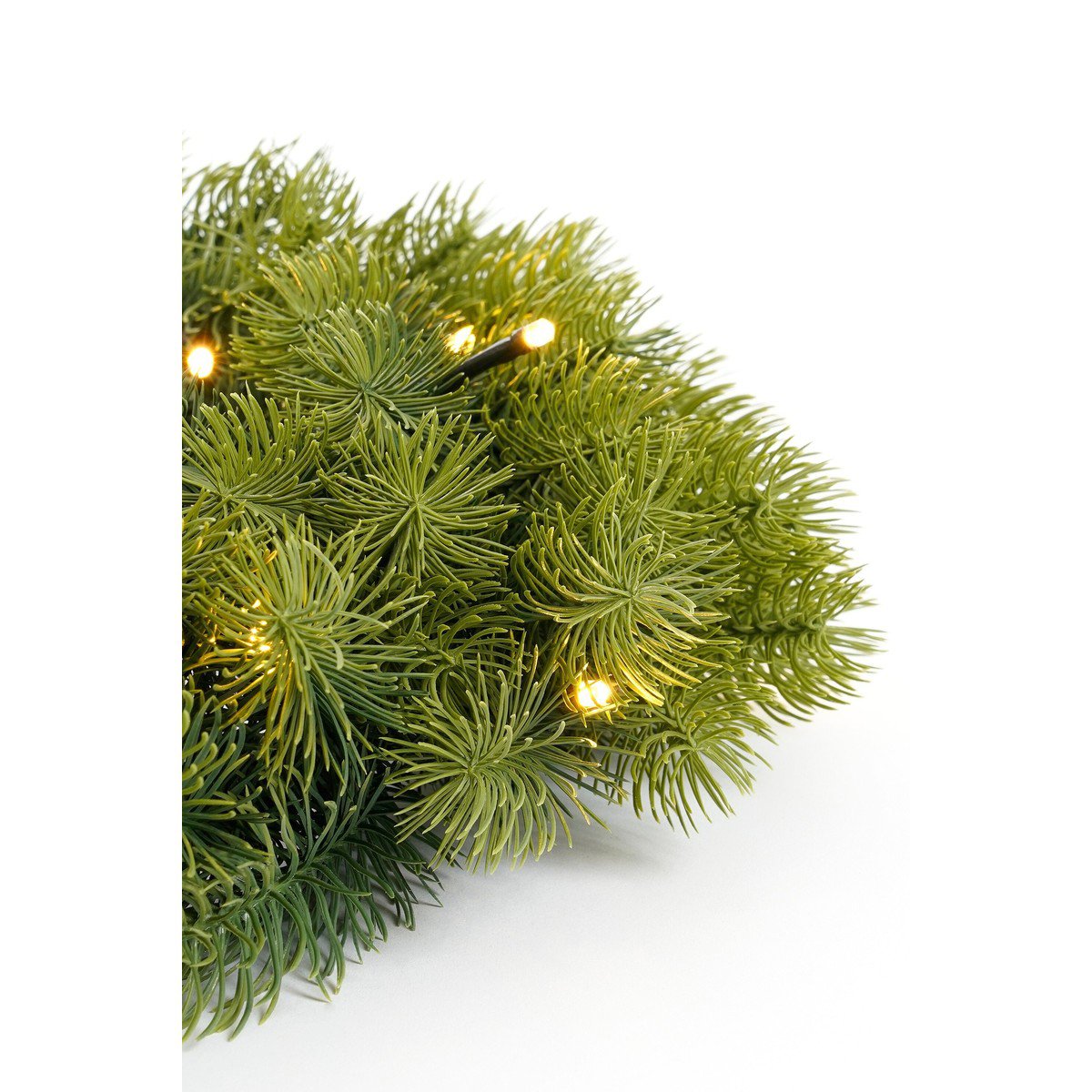 Nagoya kerstkrans met verlichting, Ø 45 cm