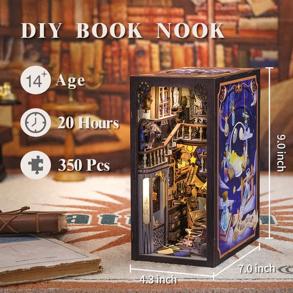 DIY book nook Nebula Common Room, 23 cm