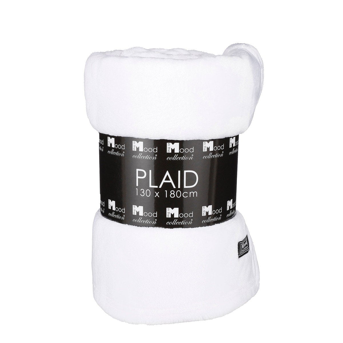 Plaid Famke gebroken wit, 130 × 180 cm
