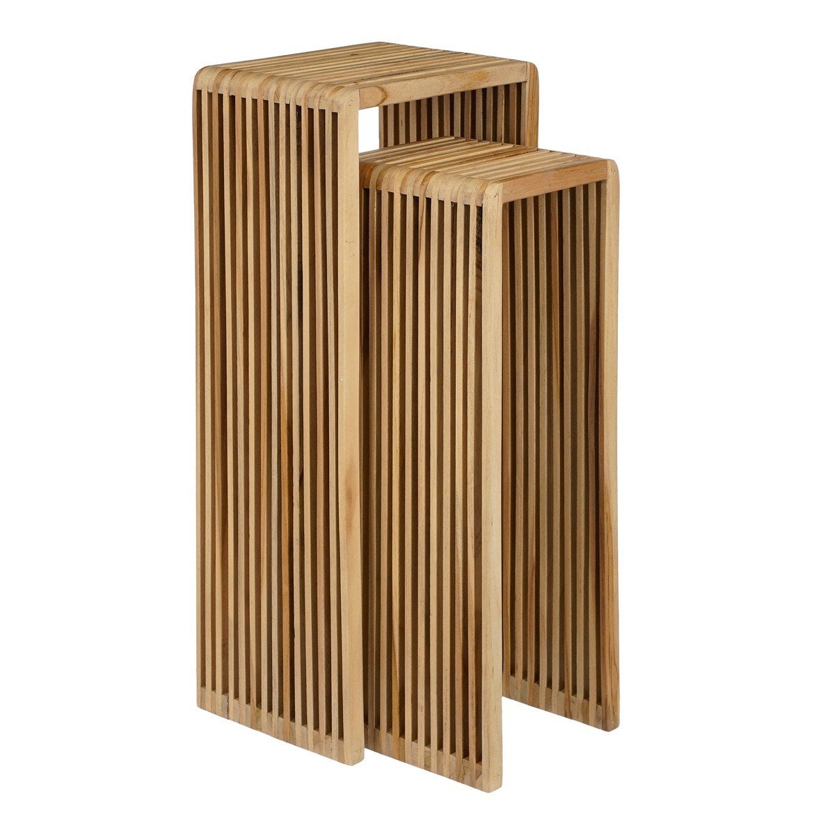 Yonker plantentafels, set van 2, bruin