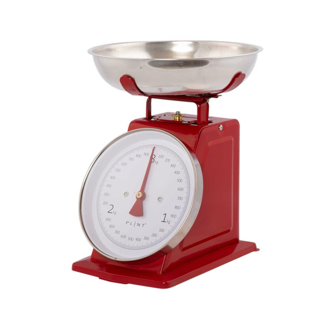 Mechanische keukenweegschaal met schaal, 3 kg, diverse kleuren