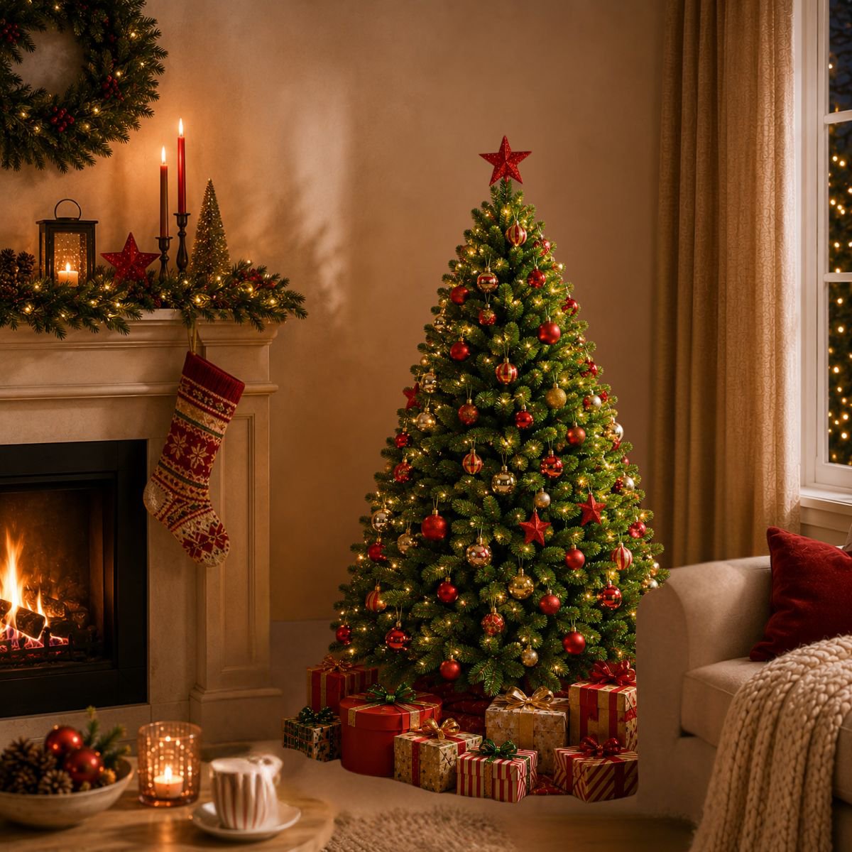 Kunstkerstboom Tsuga, groen, 155 cm