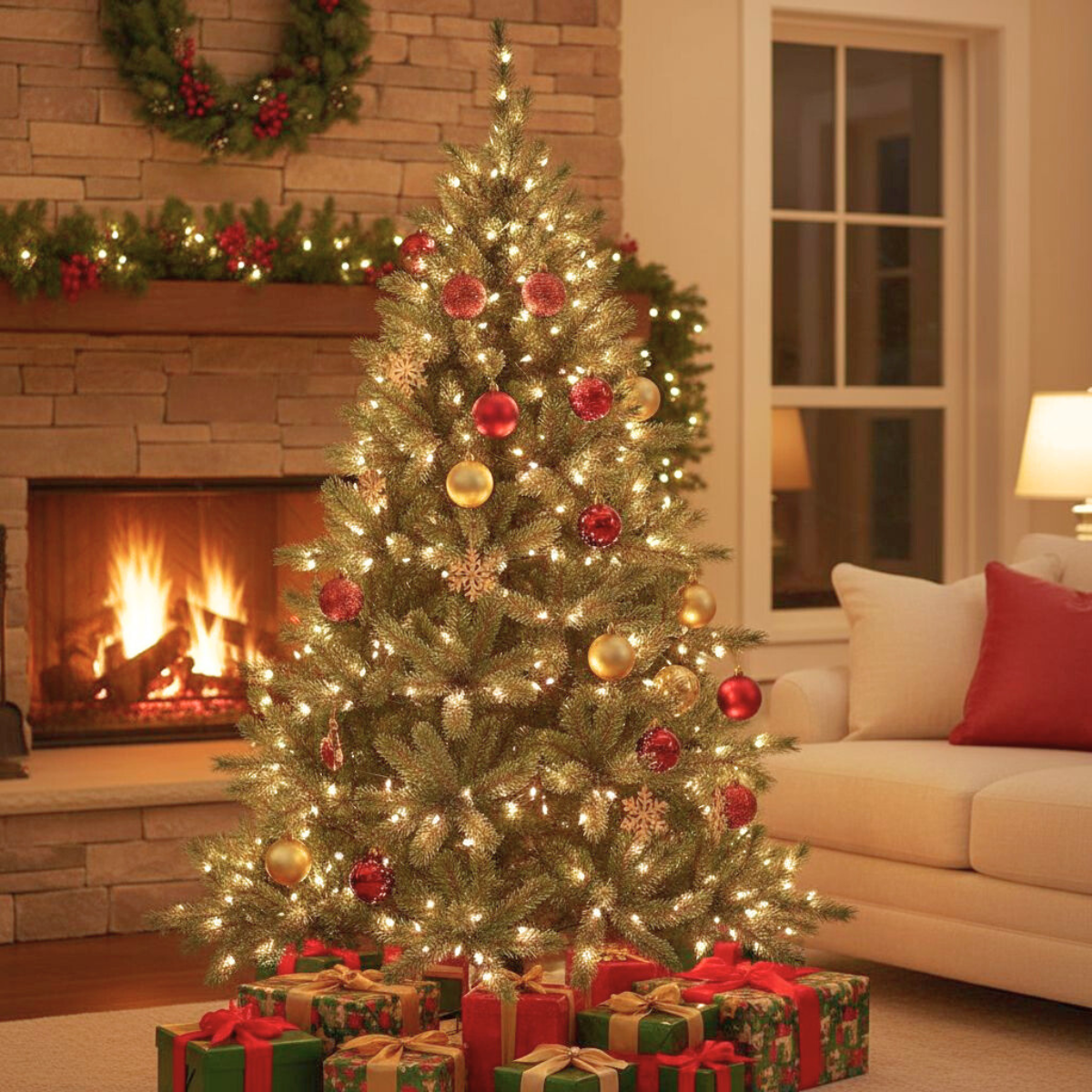 Toronto Deluxe kunstkerstboom, 120 cm, Ø 97 cm