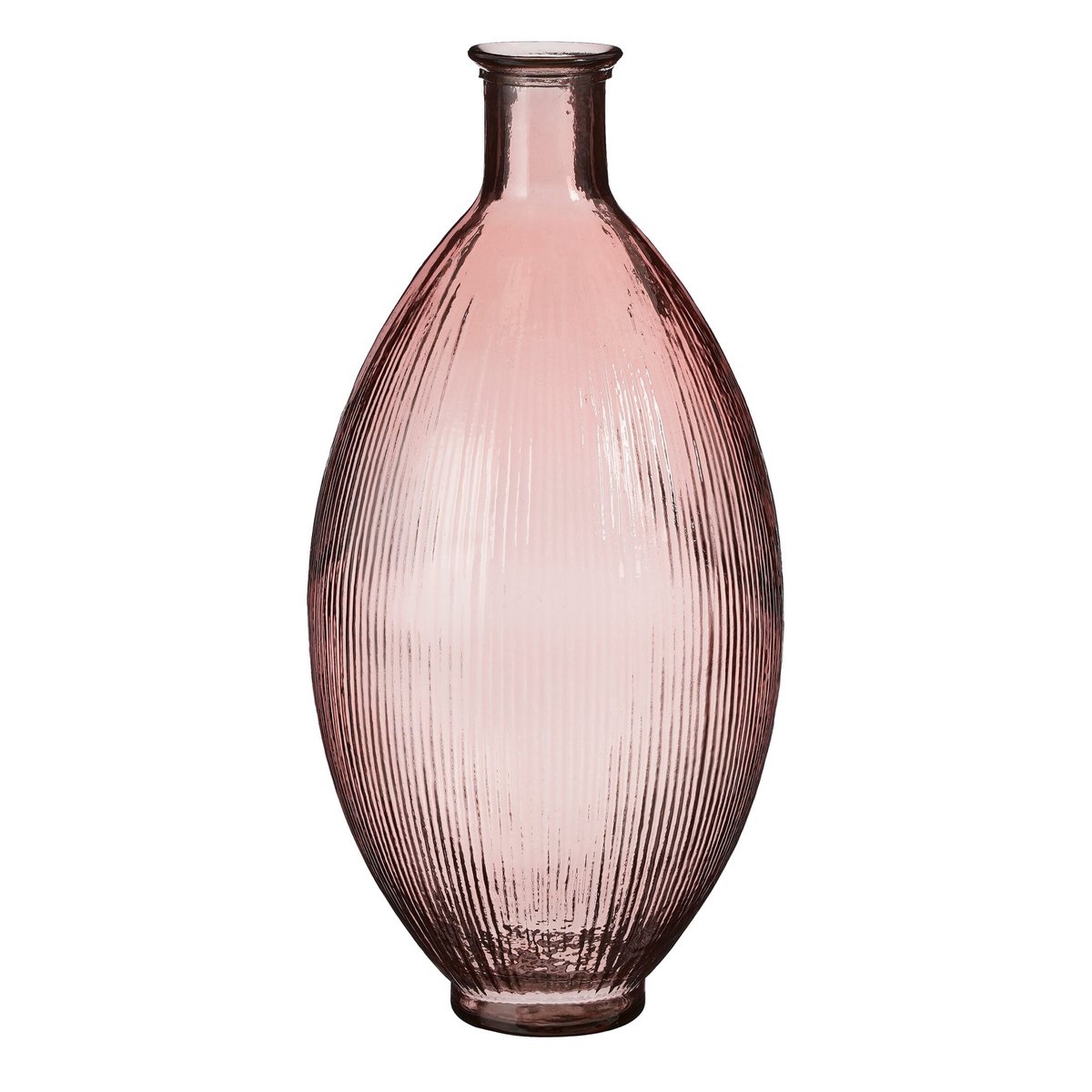 Mica Decorations Firenza Flesvaas – Glas Roze (H59 x Ø29 cm)