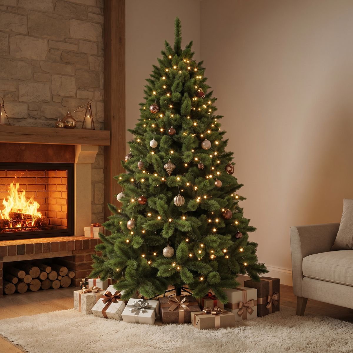 Camden kunstkerstboom, 155 cm