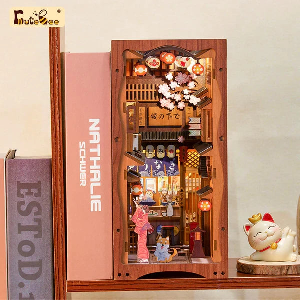 Under the Sakura Tree book nook, 18 × 11 × 23 cm