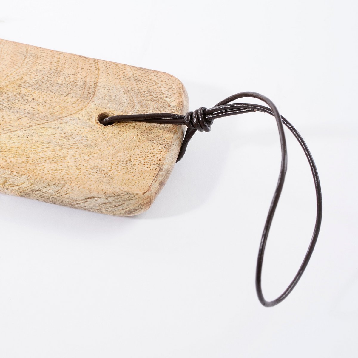 Snij- en serveerplank van mangohout, 35 x 25 cm
