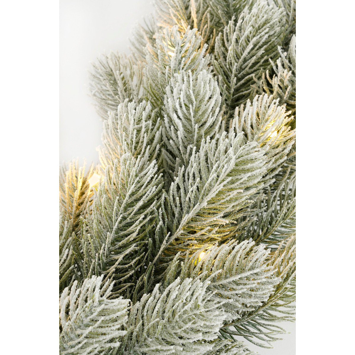 Nagoya licht besneeuwde guirlande met verlichting, 180 cm, Ø 20 cm