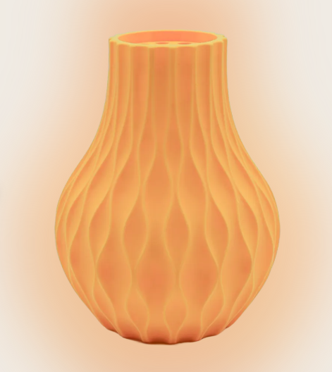 Lumora 3D-vaas met bloemenhouder, 17,5 cm