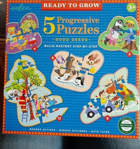Ready to grow, good deeds, eeBoo legpuzzeltjes 3 - 12 stukjes
