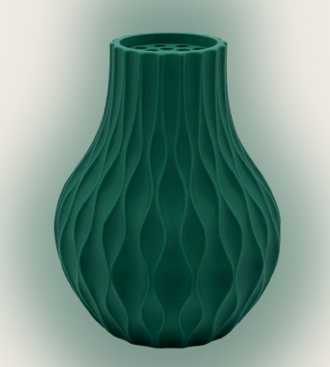 Lumora 3D-vaas met bloemenhouder, 17,5 cm