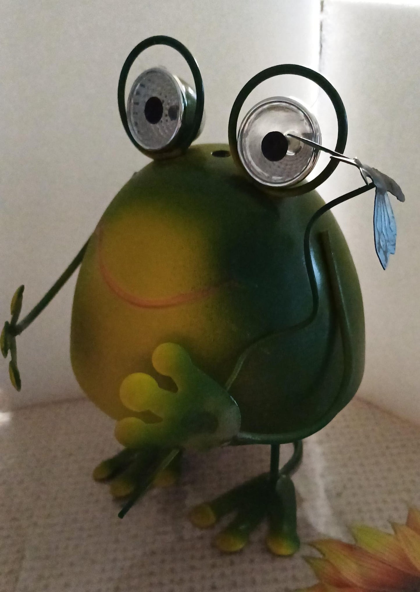 Solarlamp dier, metaal, 17 x 13 x 13 cm