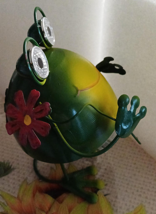 Solarlamp dier, metaal, 17 x 13 x 13 cm