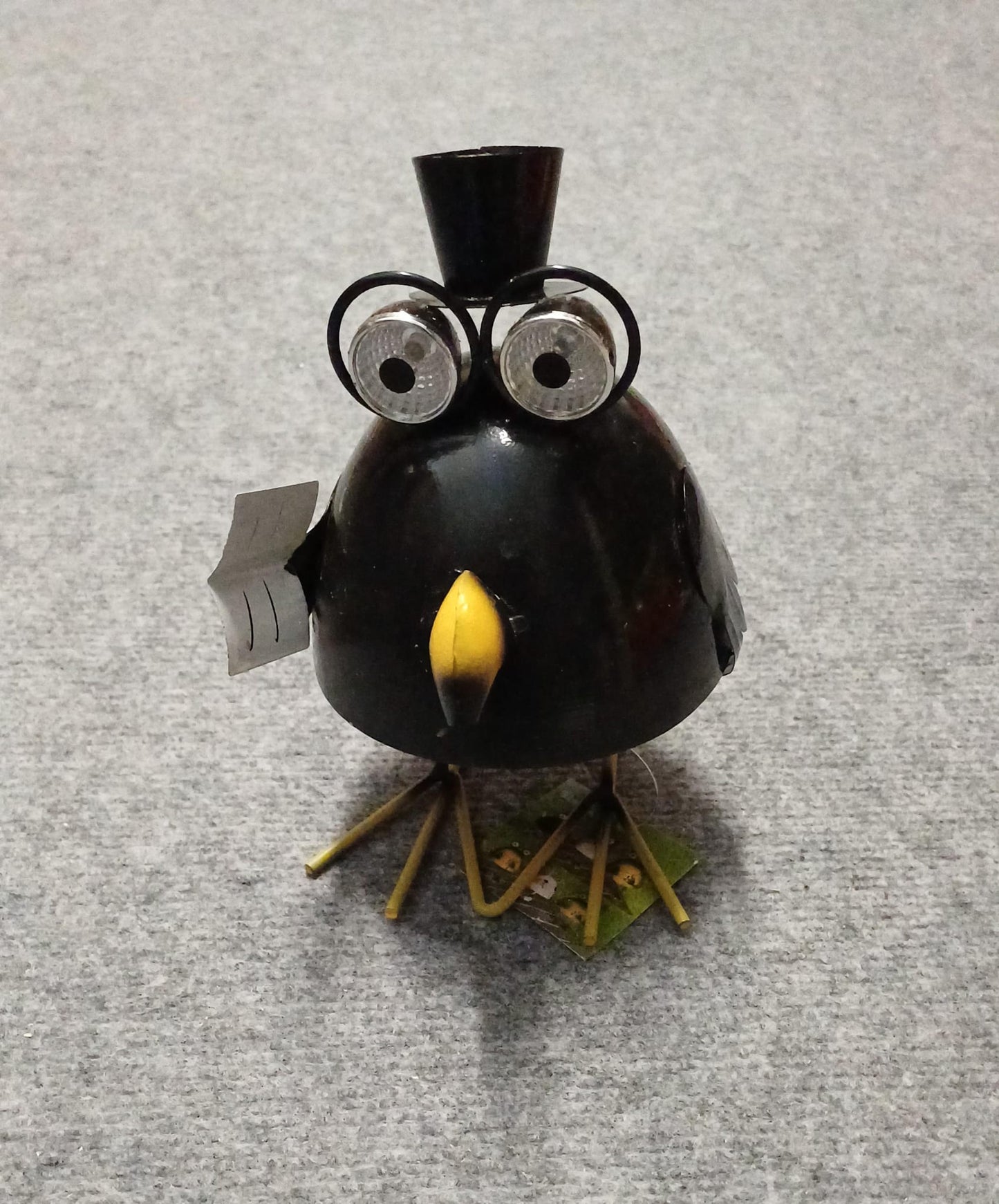 Solarlamp dier, metaal, 17 x 13 x 13 cm