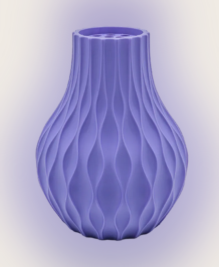 Lumora 3D-vaas met bloemenhouder, 17,5 cm