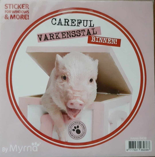 Varkensstal sticker