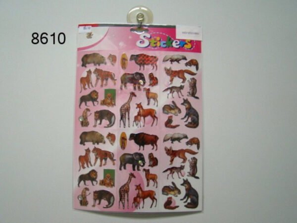 Wilde dieren stickers