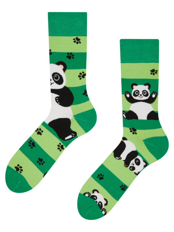 Sokken panda and stripes, 39-42